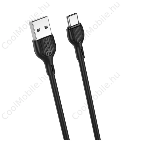 XO NB200 kábel USB-A / USB-C 1M 2.1A Fekete