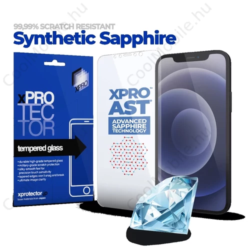 Xprotector XPRO™ AST® Zafír kijelzővédő Apple iPhone 15 / Apple Iphone 16 készülékhez