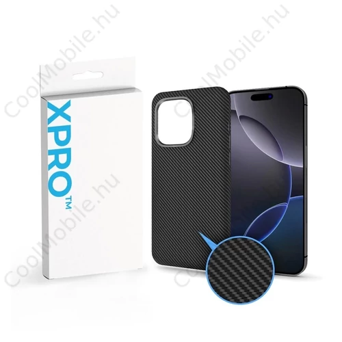 Xprotector XPRO™ CarbonSkin MagSafe fekete tok Apple iPhone 13 készülékhez - ECO csomagolással