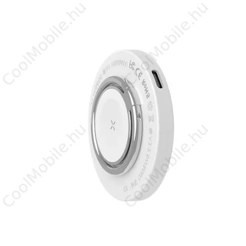 Xprotector Xpro MagSafe 3in1 Univerzális Vezeték Nélküli Töltős Ujjgyűrű, 15W Fehér