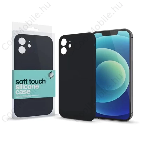 Xprotector XPRO™ Soft Touch szilikon tok Slim fekete Apple iPhone 16 Pro készülékhez
