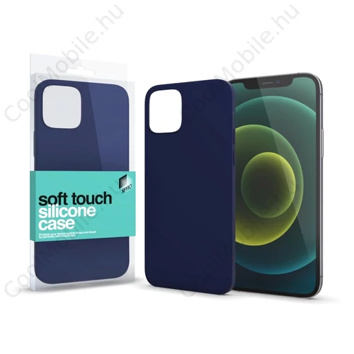 Xprotector XPRO™ Soft Touch szilikon tok Slim sötétkék Apple iPhone 16e készülékhez