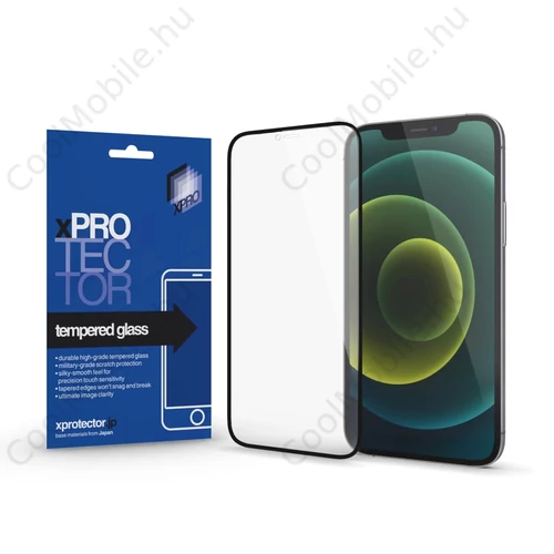 Xprotector XPRO™ Tempered Glass 0.33 Full 3D Black kijelzővédő üveg / üvegfólia Apple iPhone 16 Pro készülékhez