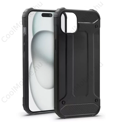 Apple iPhone 15 Plus ütésálló hátlap - Armor - fekete