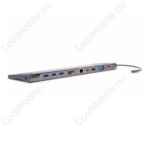 4smarts 11in1 USB Hub DeX funkcióval, asztroszürke