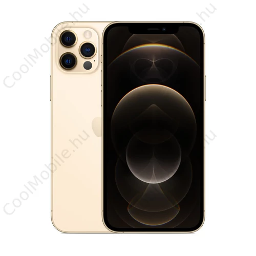 Apple Iphone 12 Pro Max 256GB arany, kártyafüggetlen, Gyártói garancia