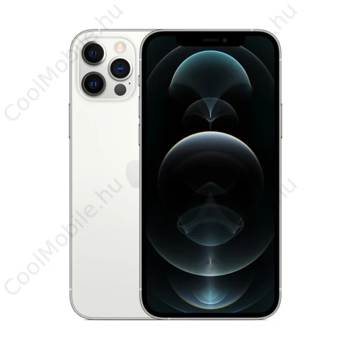 Apple Iphone 12 Pro Max 128GB ezüst, kártyafüggetlen, Gyártói garancia