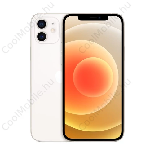 Apple Iphone 12 64GB feher, kártyafüggetlen, Gyártói garancia