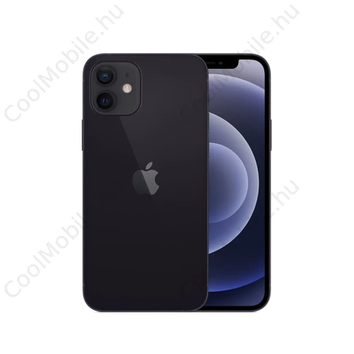 Apple Iphone 12 128GB fekete, kártyafüggetlen, Gyártói garancia