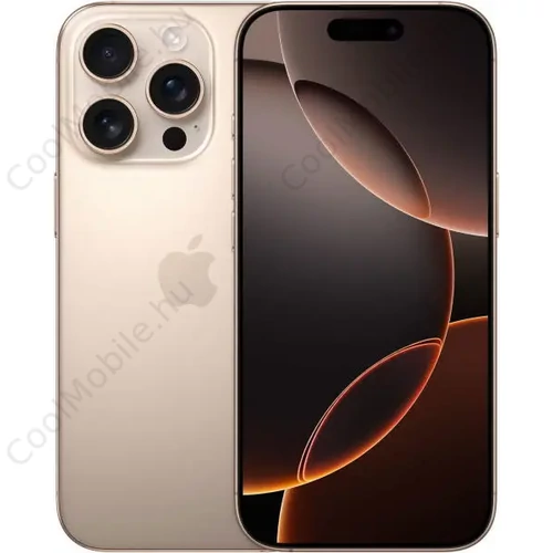 Apple iPhone 16 Pro 128GB sivatagszínű titán