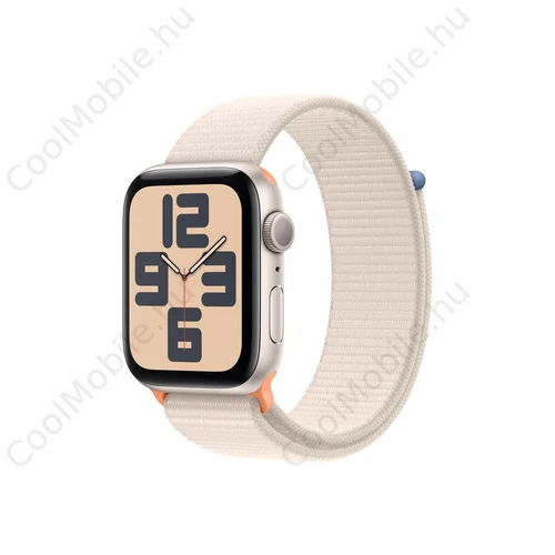 Apple Watch SE (2023) GPS 40mm csillagfény alumíniumtok, csillagfény sportpánt