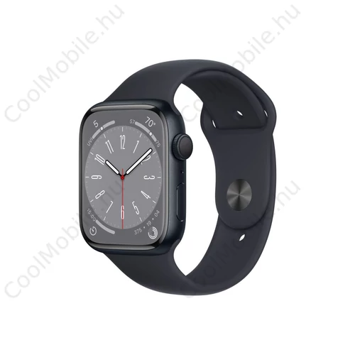 Apple Watch Series 8 GPS 41mm éjfekete