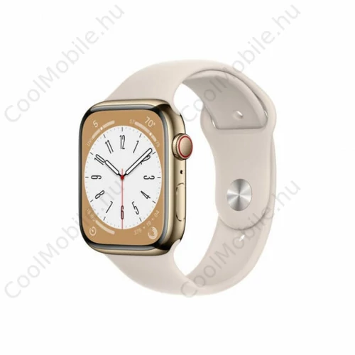 Apple Watch Series 8 GPS + Cellular 45mm csillagfény