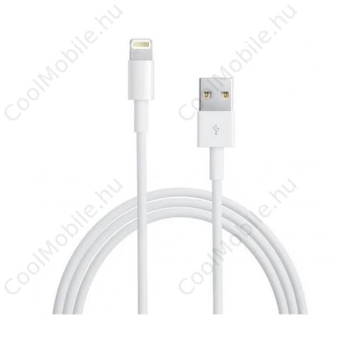 Apple USB / Lightning töltő- és adatkábel 1m, fehér MXLY2ZM/A Retail dobozos