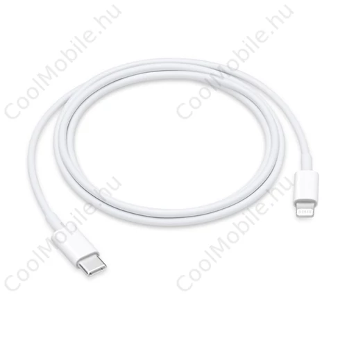 Apple Type-C / Lightning töltő- és adatkábel, 1m, fehér, MUQ93ZM/A Retail dobozos