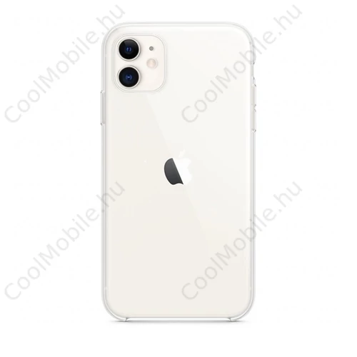 Apple iPhone 11 gyári szilikon tok, átlátszó, MWVG2ZM/A