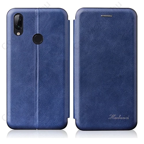 Apple iPhone 12 / 12 Pro, oldalra nyíló tok, kék
