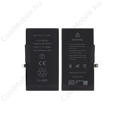 Apple iPhone 13 kompatibilis akkumulátor 3240mAh, OEM jellegű, Grade S+