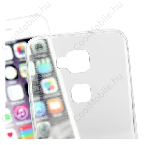 Apple iPhone Xs Max Ultra Slim 0,3mm szilikon tok, átlátszó
