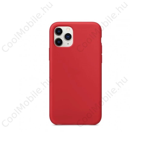 Apple iPhone Xs Max szilikon tok, piros