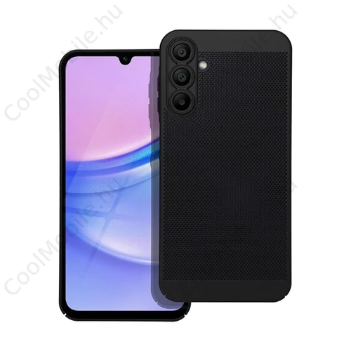 Breezy Samsung Galaxy A15 5G, műanyag tok, fekete