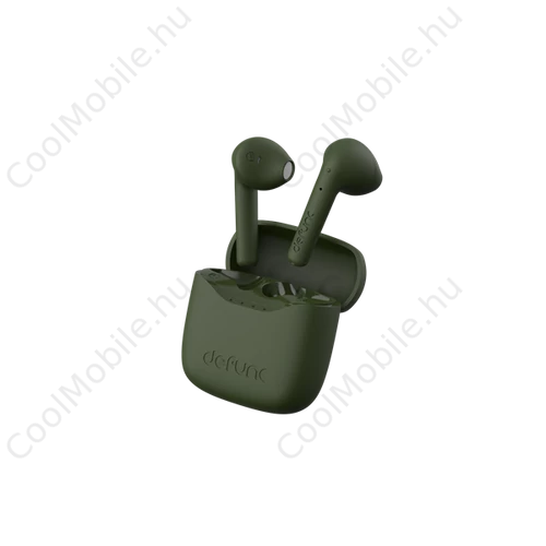 DeFunc TRUE Lite vezeték nélküli sztereó bluetooth fülhallgató, zöld