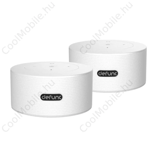 Defunc TRUE Duo Bluetooth hangszóró, fehér