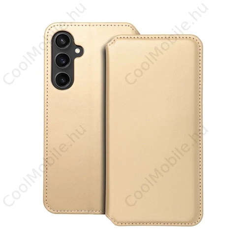 Dual Pocket Samsung Galaxy S23 FE, flip tok, arany