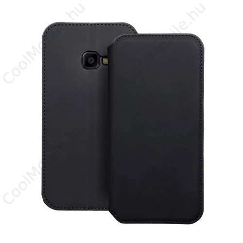 Dual Pocket Samsung Galaxy Xcover 4, flip tok, fekete