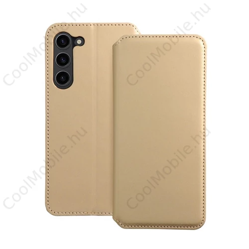 Dual Pocket Samsung S24 flip tok, arany