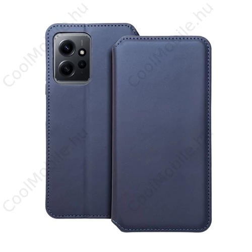 Dual Pocket Xiaomi Redmi Note 12 5G, flip tok, kék