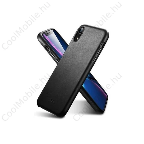 ESR Oxford Leather hátlap tok Apple iPhone Xs Max, fekete