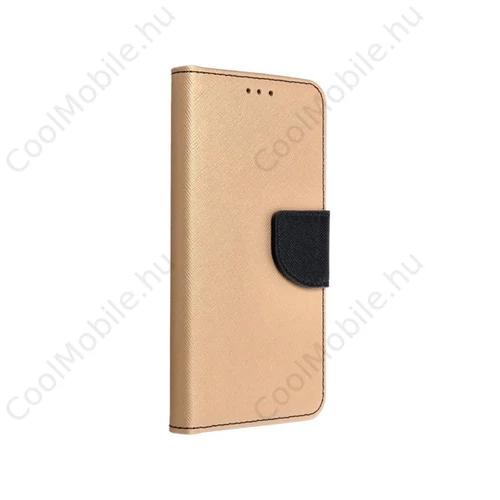 Fancy Apple iPhone 12 mini flip tok, fekete-arany