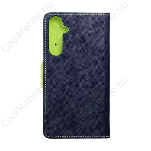 Fancy Samsung Galaxy A35 5G  flip tok, kék-lime