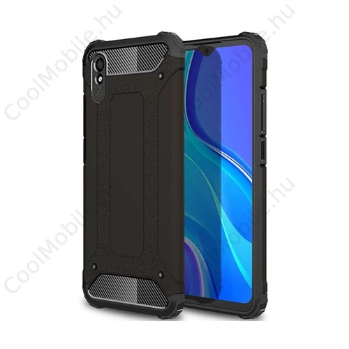 Forcell Armor hátlap tok Xiaomi Redmi 9A, fekete