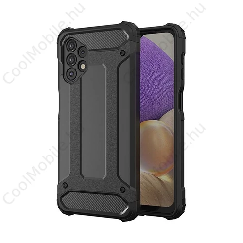 Forcell Armor hátlavédő tok, Samsung Galaxy A32 5G, fekete