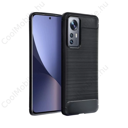 Forcell Carbon hátlap tok Oppo A16/A16s, fekete