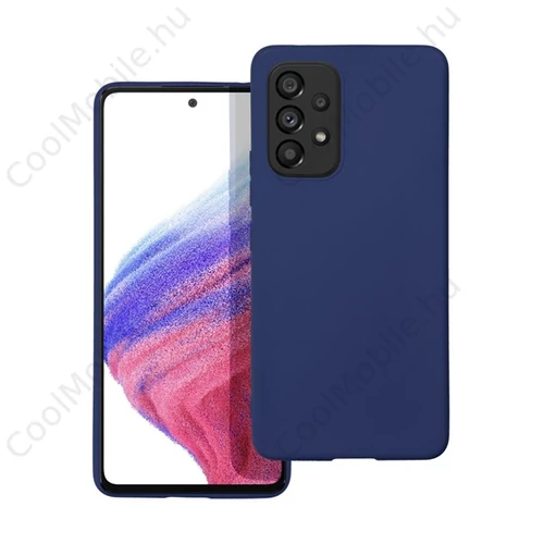 Forcell Soft Samsung Galaxy A53 5G szilikon tok, sötét kék