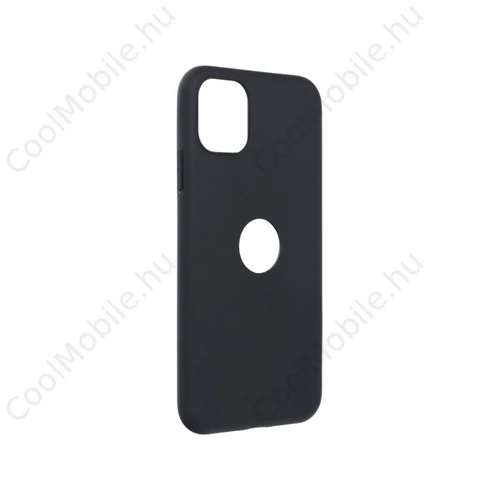 Forcell Soft szilikon hátlap tok Apple iPhone 11, fekete