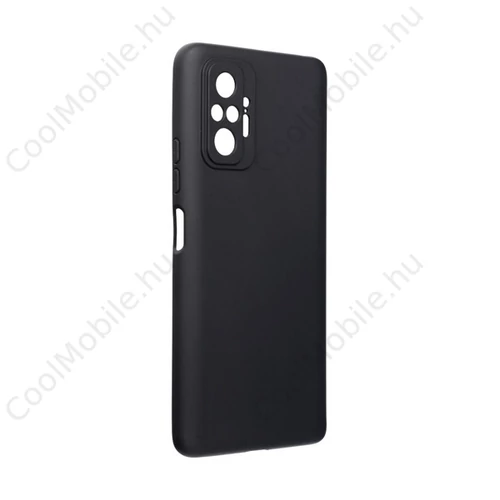 Forcell Soft szilikon hátlap tok Xiaomi Redmi Note 10 Pro, fekete