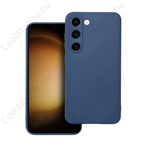 Forcell Soft szilikon tok Samsung Galaxy S23 Plus, sötét kék