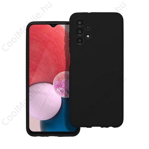 Forcell Szilikon LITE hátlap tok Samsung Galaxy A13 4G, fekete