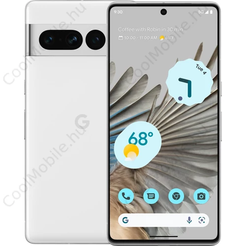 Google Pixel 7 Pro 5G 128GB 12GB RAM Dual fehér