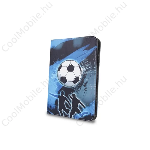 Greengo univerzális tablet tok 7-8 colos Football mintás