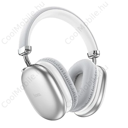 Hoco W35 MAX vezeték nélküli bluetooth fejhallgató, ezüst