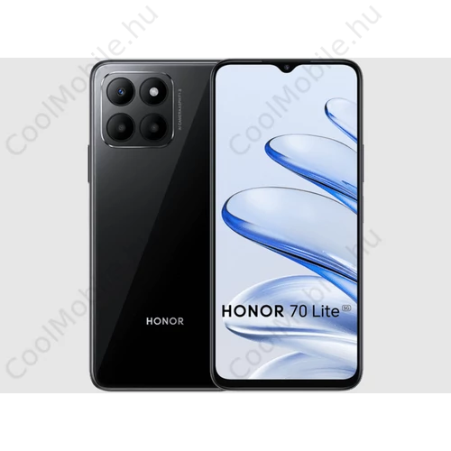 Honor 70 Lite 5G 128GB 4GB RAM Dual fekete