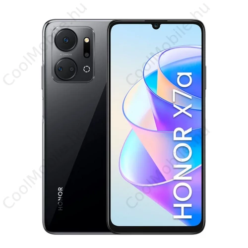 Honor X7a 128GB 4GB RAM Dual fekete