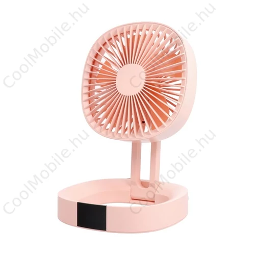 Hordozható ventilátor, rózsaszín (933)