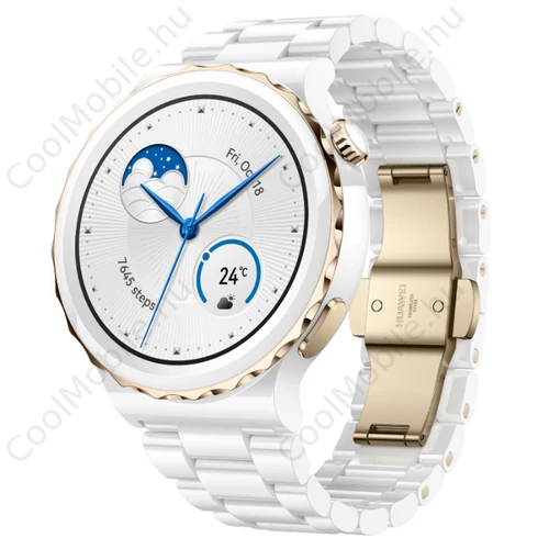 Huawei WATCH GT 3 Pro 43mm Fehér kerámia szíj