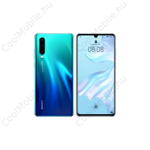 Huawei P30 128GB Dual SIM, auróra kék